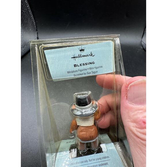 Hallmark Merry Miniatures Itty Bitty Bears Blessing Figure 2002 NEW -S1M - Picture 6 of 8